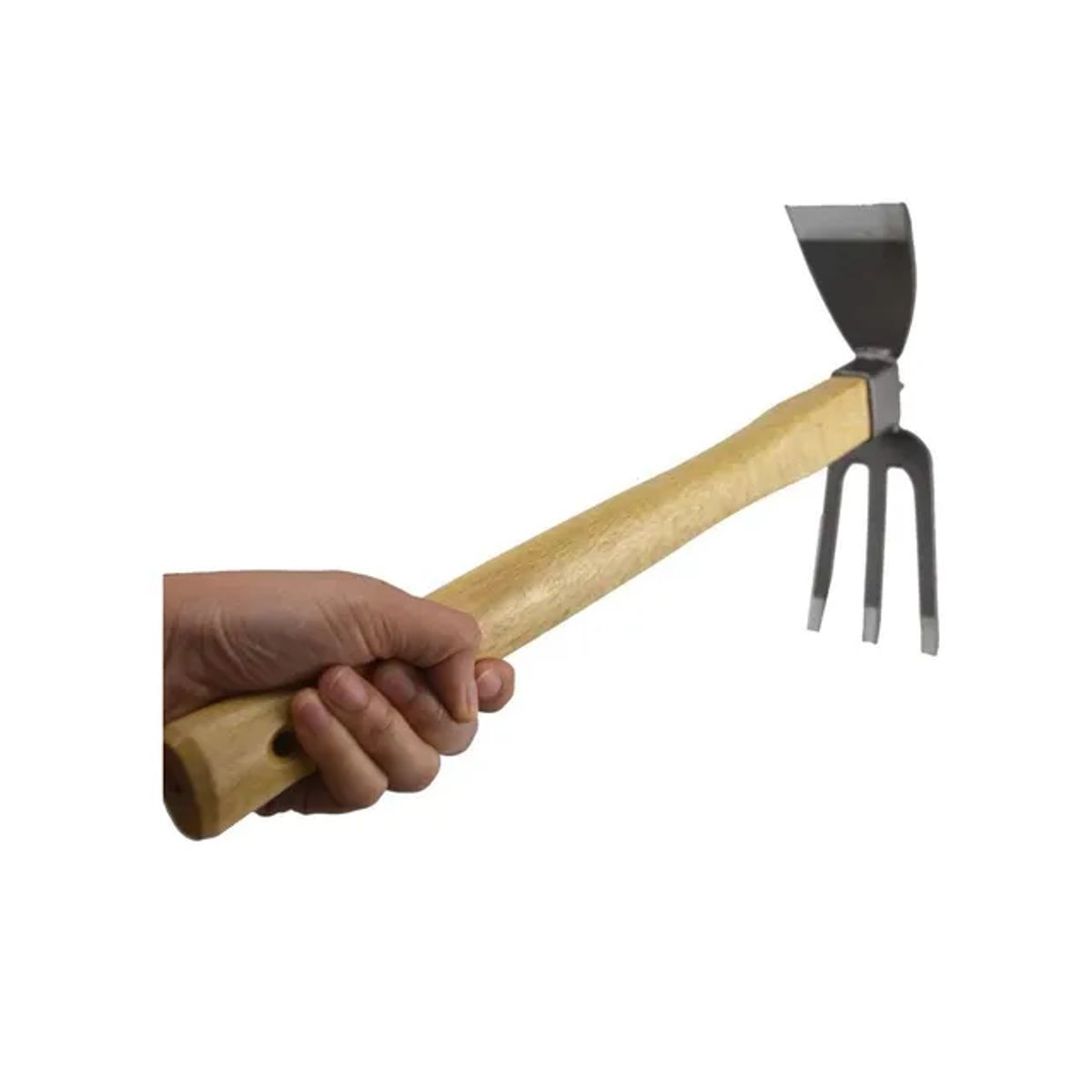 GENERICO - Rastrillo Y Azadón Jardín Herramienta De Jardinería 2 En 1