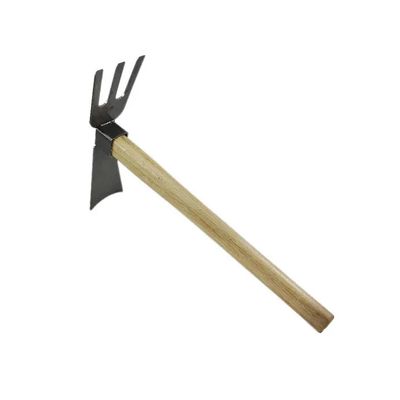 Imagen 2 del producto Rastrillo Y Azadón Jardín Herramienta De Jardinería 2 En 1