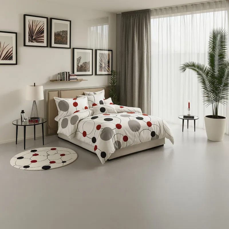 ARMONIA - Sábana Algodón 800 Hilos -2 Plazas Calidad Hotelera