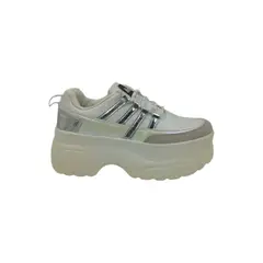 HERIEL - Zapatilla Blanca Plataforma