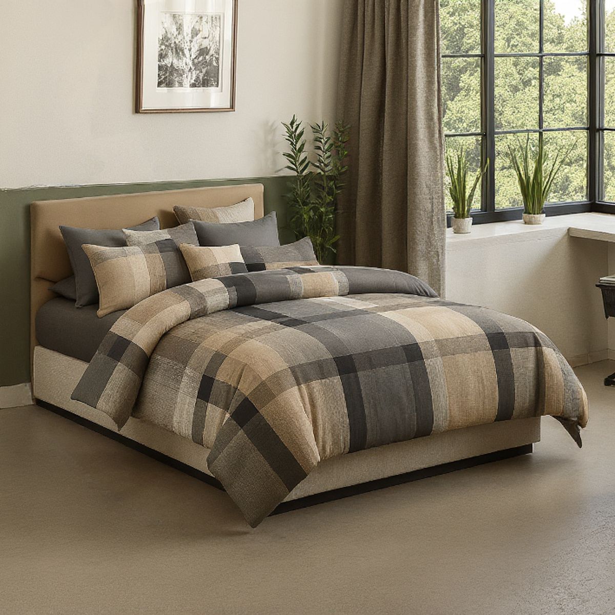 ARMONIA - Sábana King Algodón - 800 Hilos Calidad Hotelera Suave