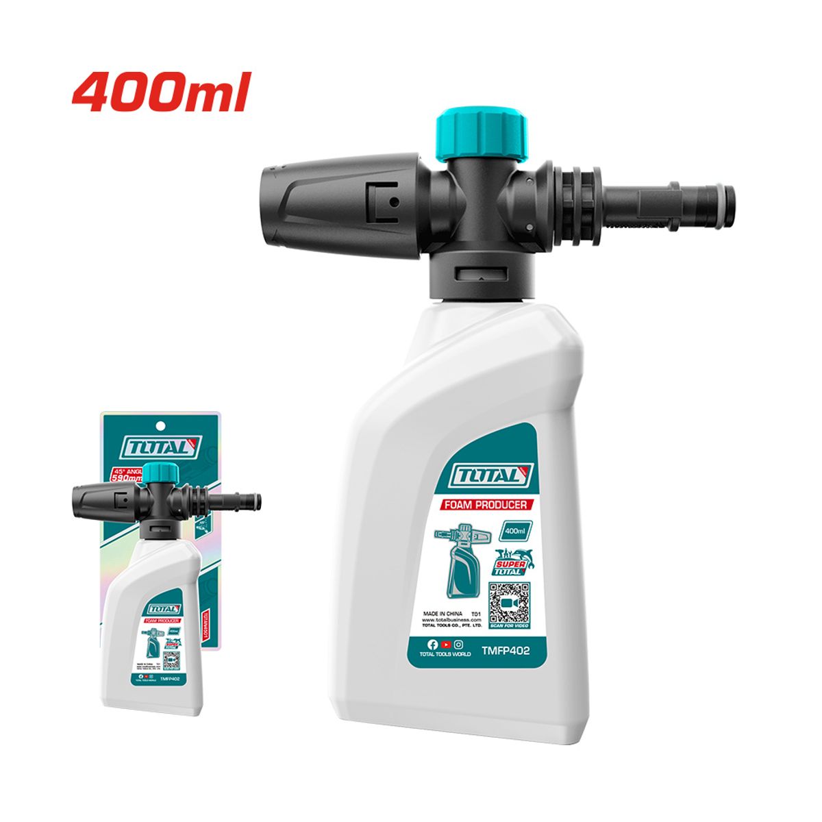 TOTAL TOOLS - Productor de Espuma 400 ml Total