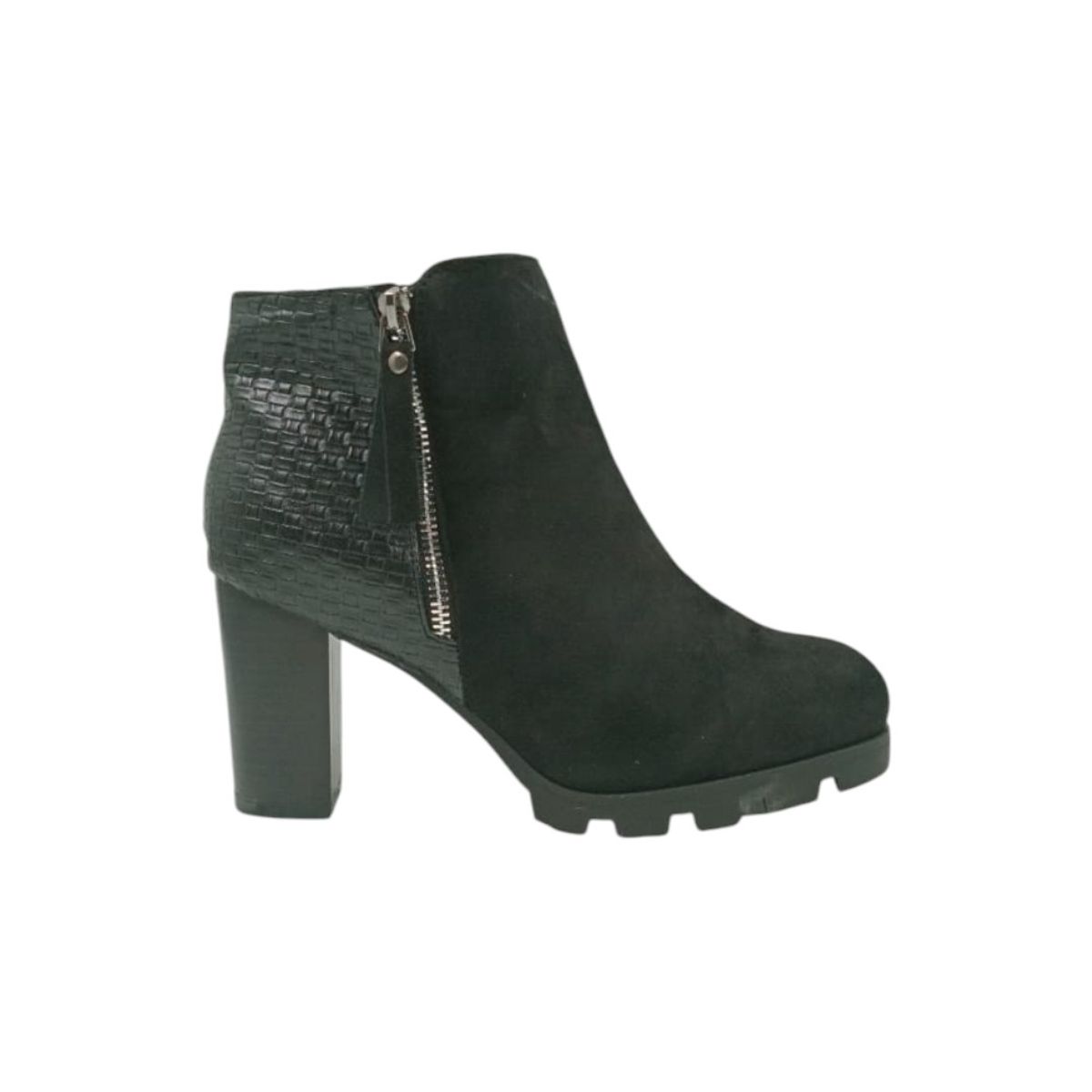 HERIEL - Botín Negro Taco Mujer