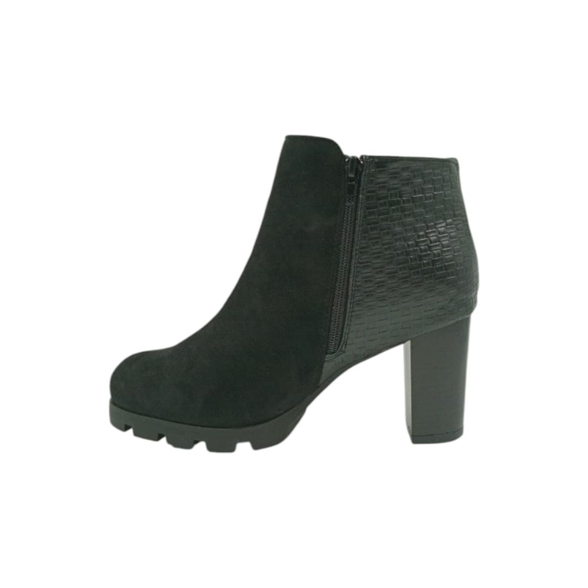 HERIEL - Botín Negro Taco Mujer