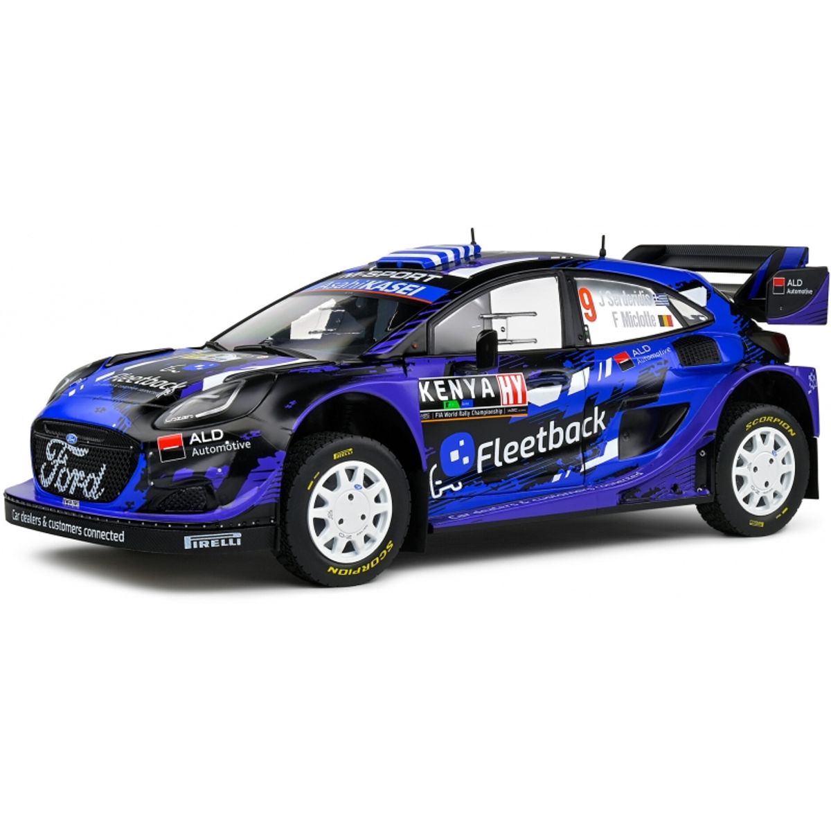GENERICO - SOLIDO 1809506 1-18 FORD PUMA RALLY1 HYBRID BLUE 9