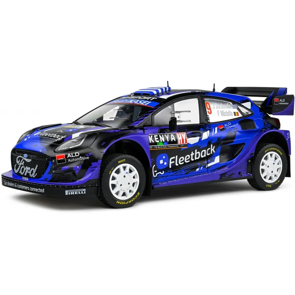 GENERICO - SOLIDO 1809506 1-18 FORD PUMA RALLY1 HYBRID BLUE 9