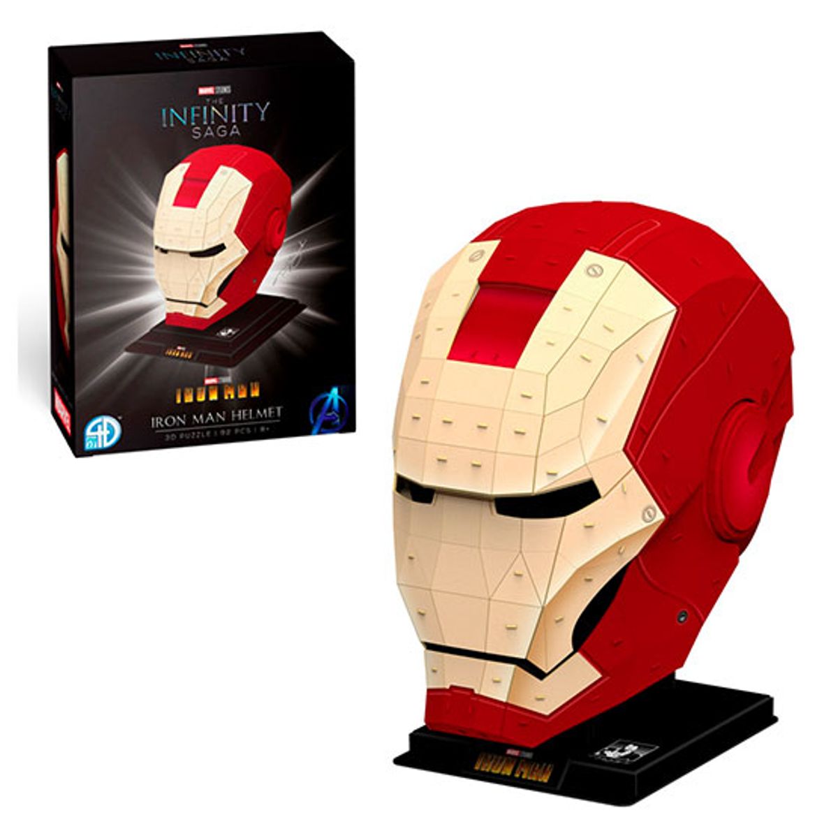 IRON MAN - PUZZLE 4D CASCO IRONMAN DE MARVEL
