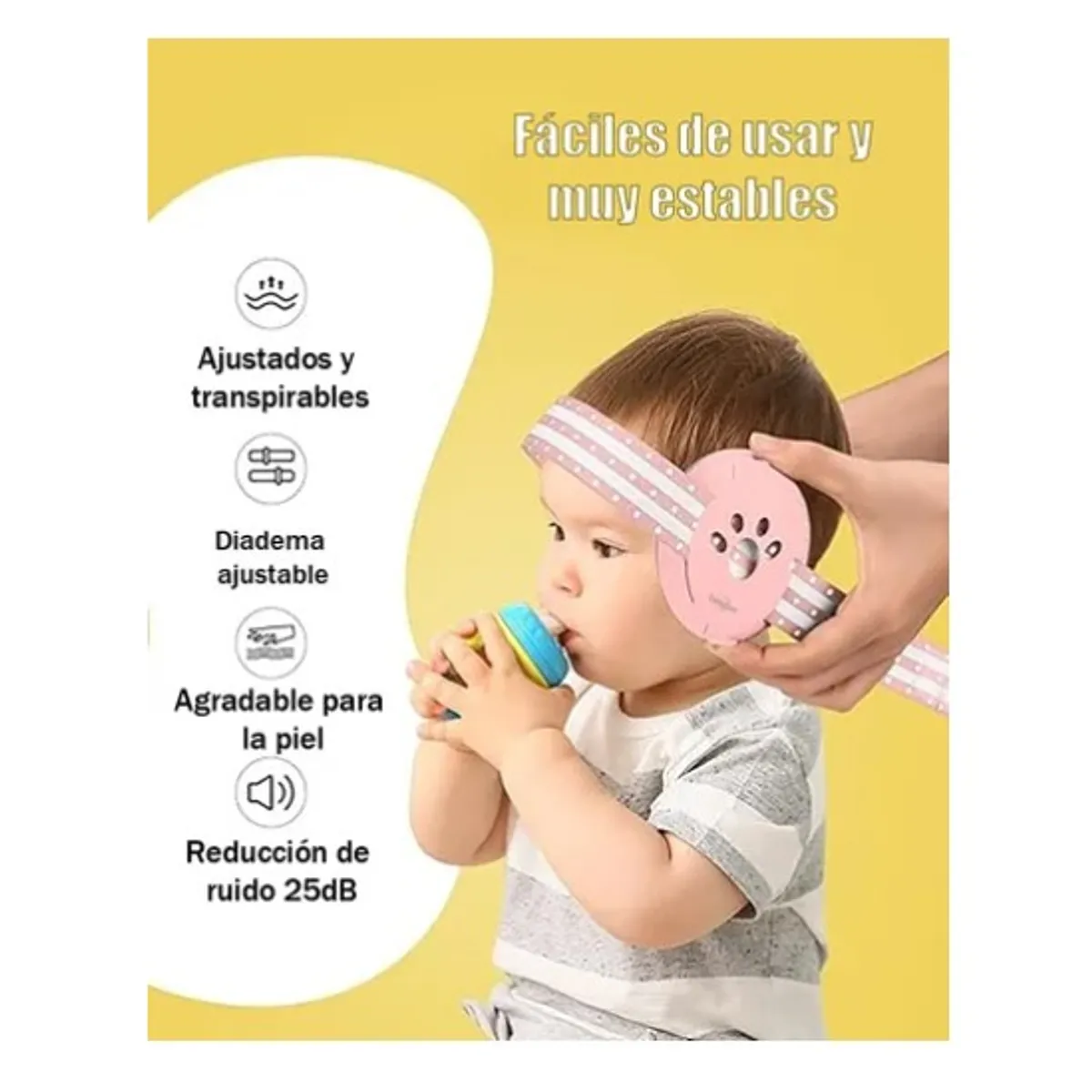 ESHOPANGIE - Protección Audífonos Antiruido Para Bebes Niños Autismo