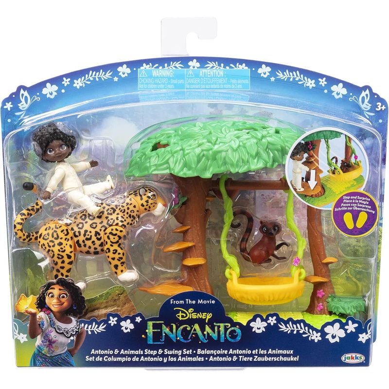 ENCANTO - PLAYSET COLUMPIO ANTONIO MAS FIGURA Y 2 ANIMALES ENCANTO