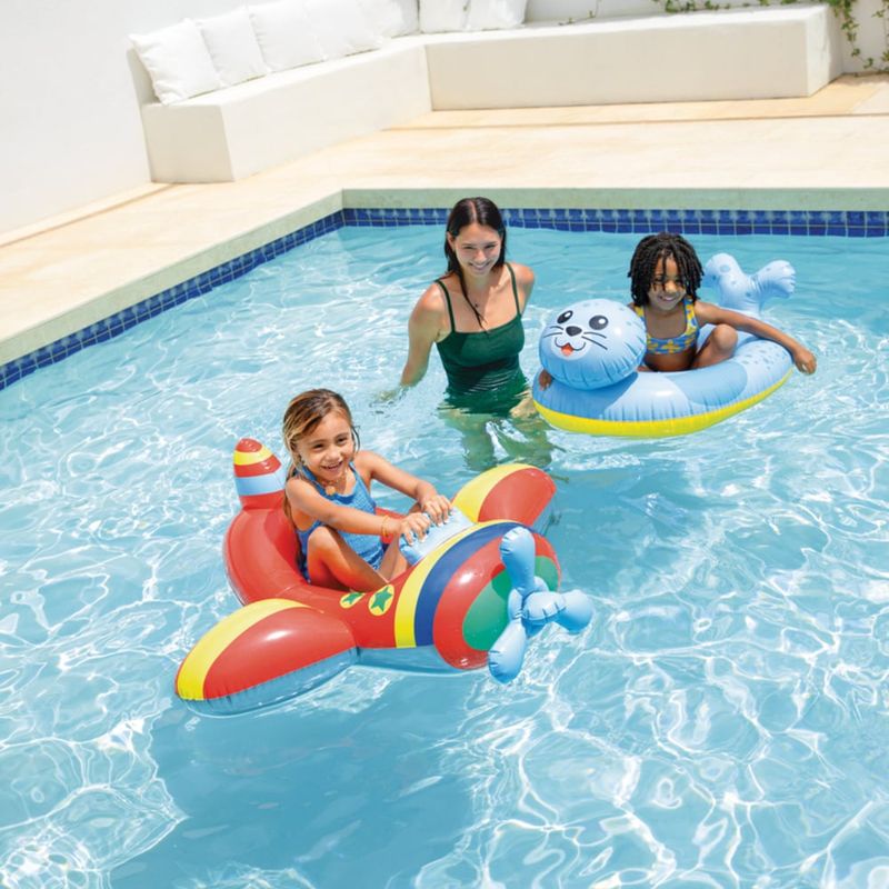 INTEX - Mini Bote Inflable para Niños INTEX Avión