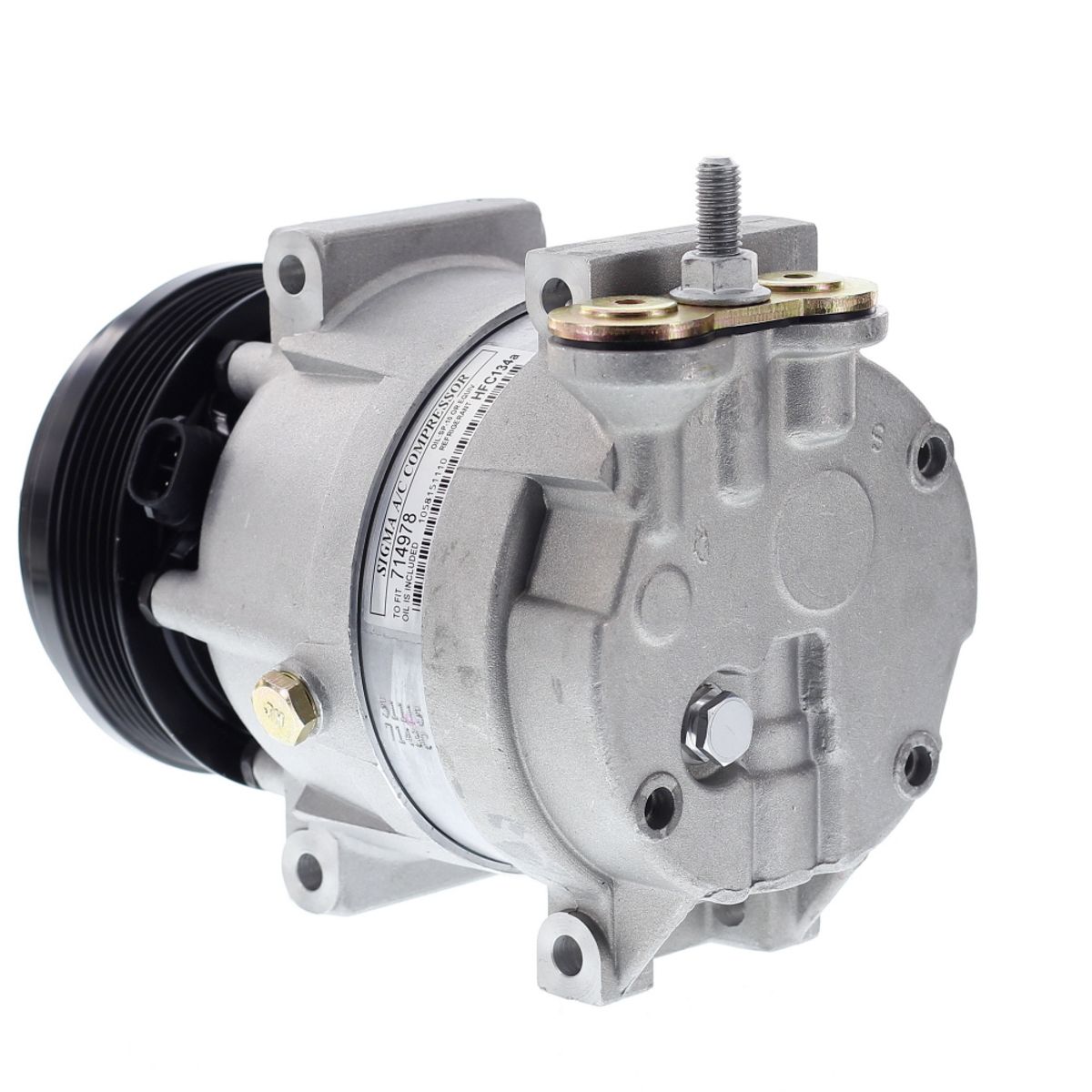 AMERICAN AIR - Compresor de Ac V5 6PK 12V 133MM M Directo para Aveo AM