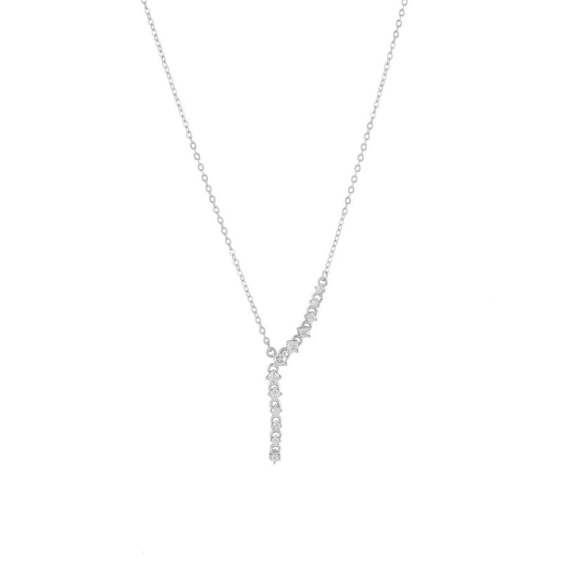 BOAZ JOYAS - COLLAR CASCADA CIRCONES PLATA