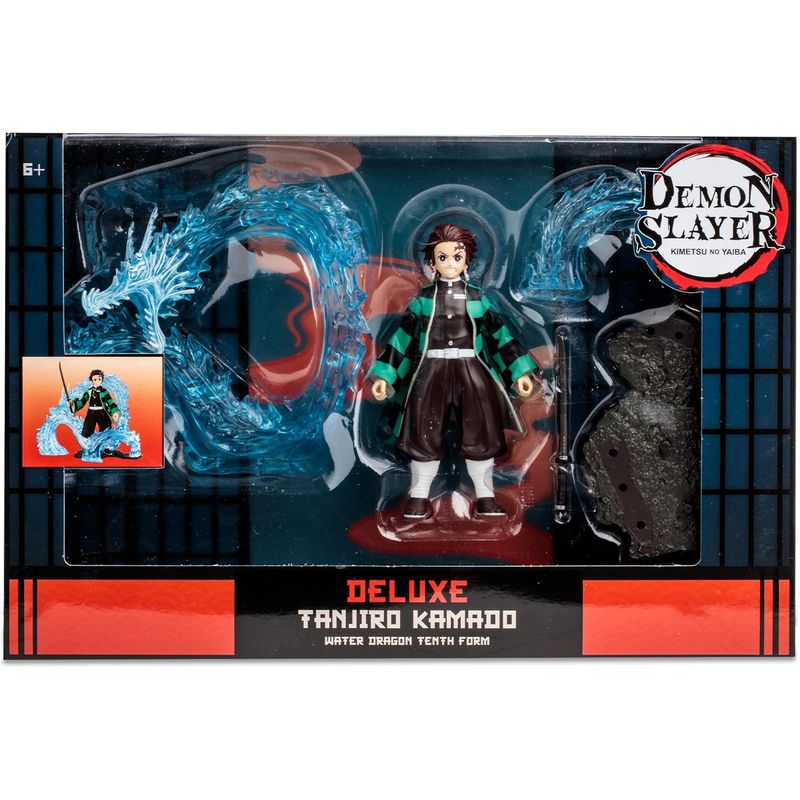 MCFARLANE - FIGURA DE LUJO TANJIRO CON DRAGON DE AGUA DEMON SLAYER