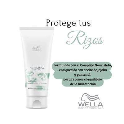 Imagen 2 del producto Acondicionador Nutricurls Micellar 200ml Rizos Antifrizz