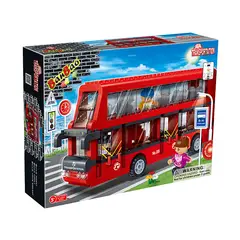 BANBAO - Set Bloques Construcción Bus de Transporte 412 Piezas