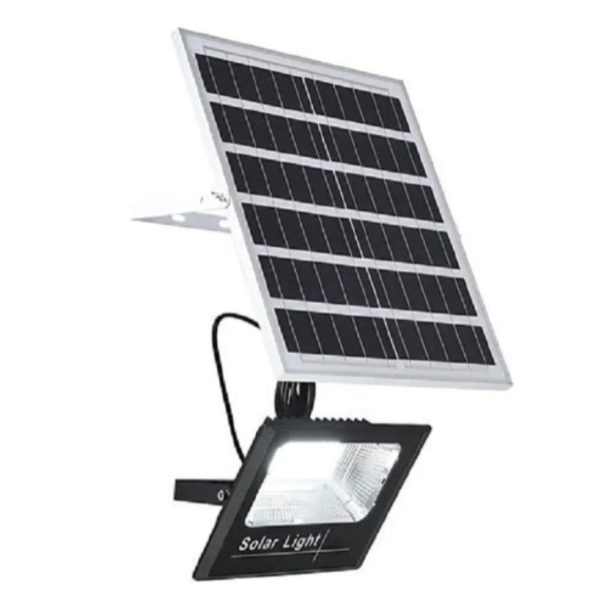 GENERICO - Foco Solar 1000w + Panel Solar Y Control Remoto Ip 67