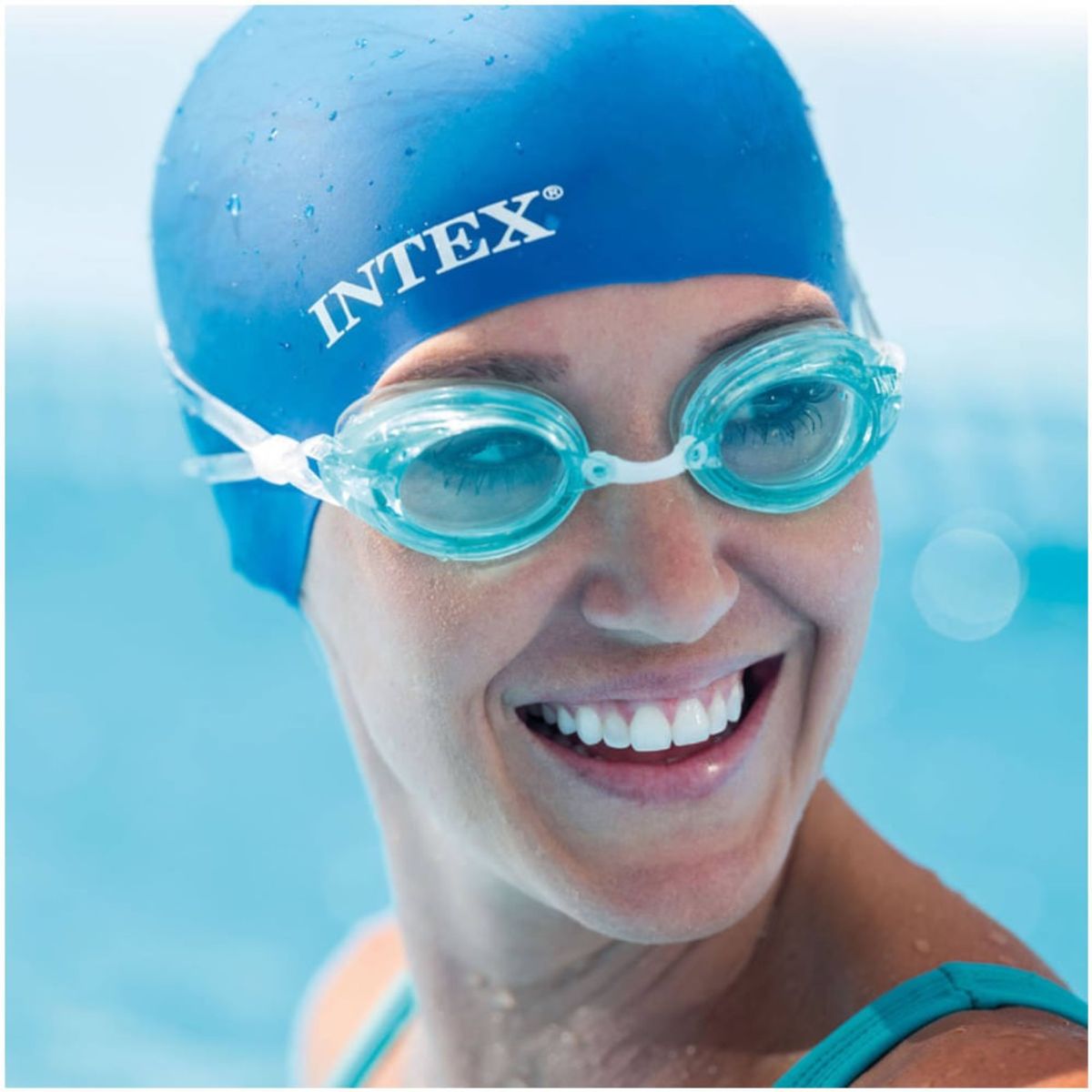 INTEX - Lentes de Natación Youth INTEX 8+ Azul