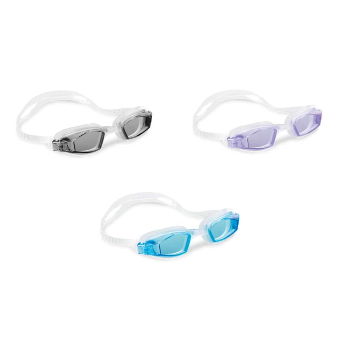 INTEX - Lentes de Natación Youth INTEX 8+ Goggles Gris
