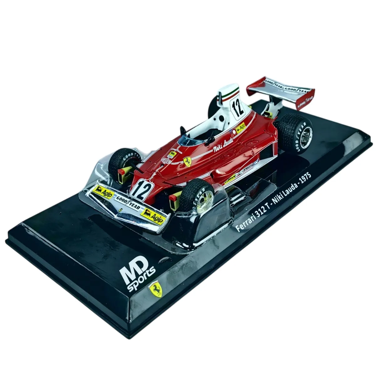 FORMULA 1 - Auto F1 Ferrari 312t 1975 #12 Niki Lauda Escala 1.24