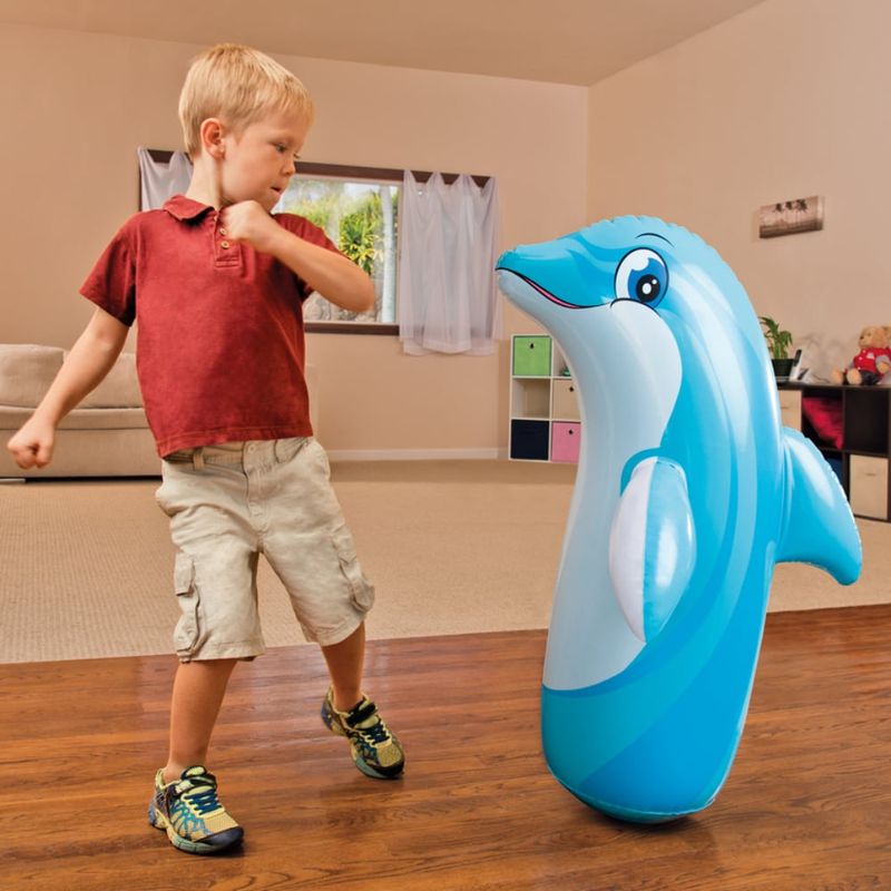 INTEX - Juguete Inflable Mono Porfiado INTEX Delfín