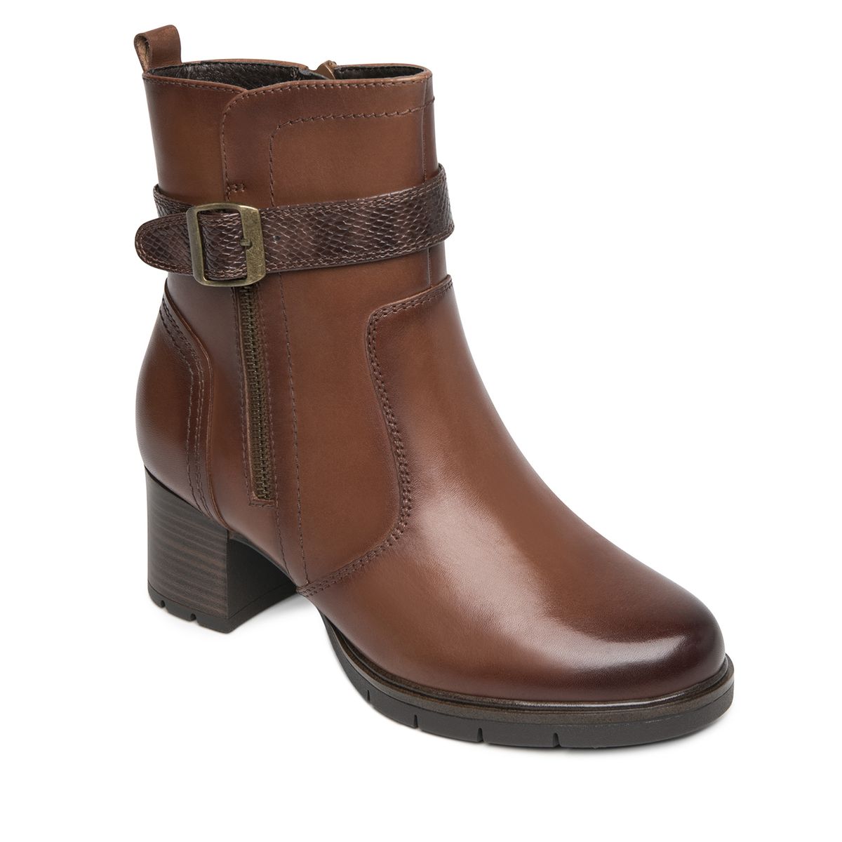FLEXI - Botin Mujer Lavi 132501 Cognac Flexi