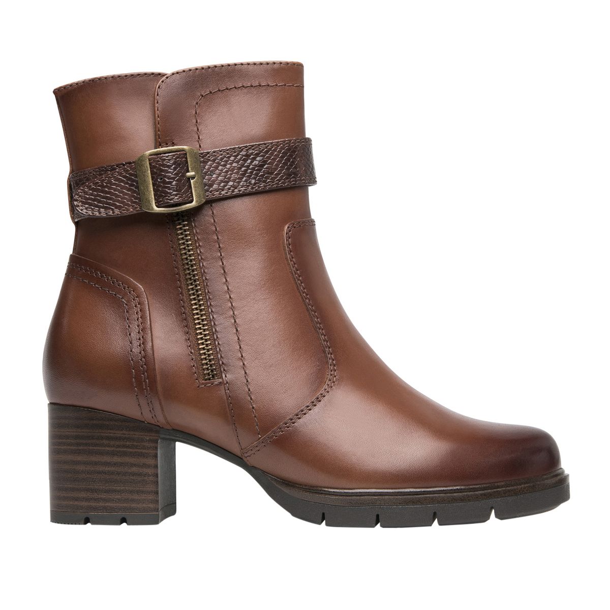 FLEXI - Botin Mujer Lavi 132501 Cognac Flexi