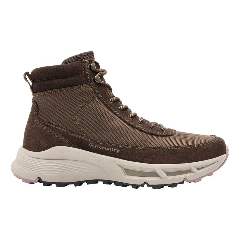 FLEXI - Botin mujer campbell 118703 chocolate Flexi