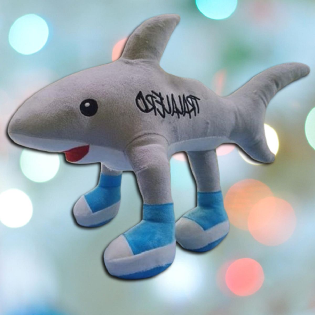 GENERICO - peluche tiburón con zapatos muñeco tralalero tralala 43x30 cm