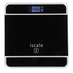 GENERICO - Báscula Balanza De Baño Digital Pantalla Electrónica Hasta 180 Kg NEGRO