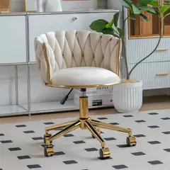 GENERICO - Silla de escritorio Queen Beige