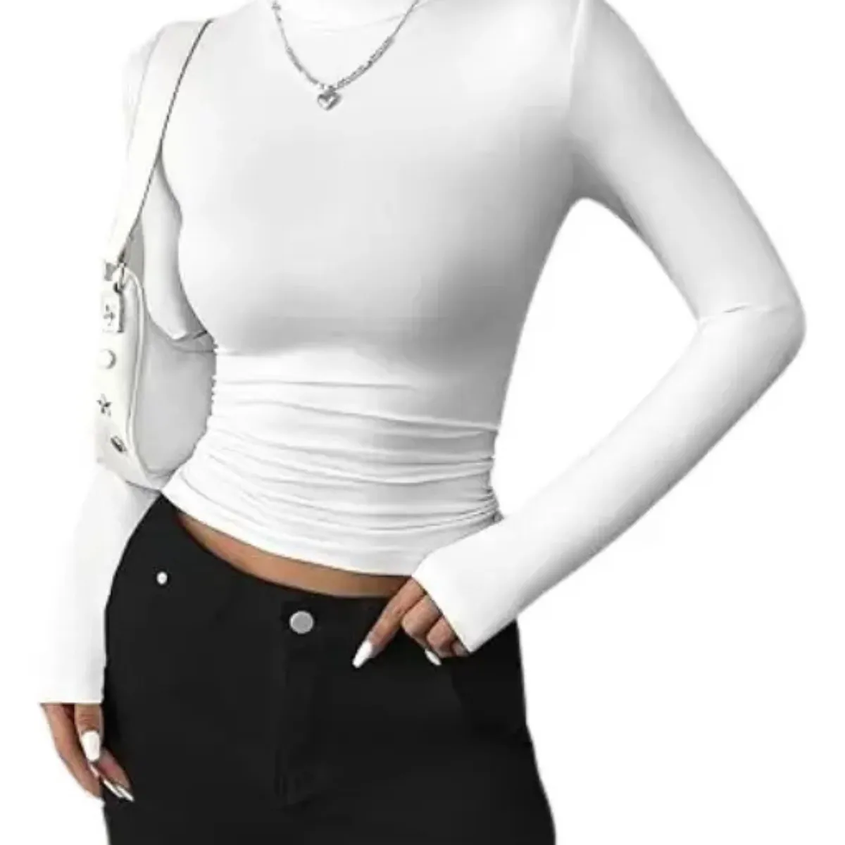 LOOK SHOP - CAMISA BEATLE ALGODON. MUJER JUVENIL MANGA LARGA 529