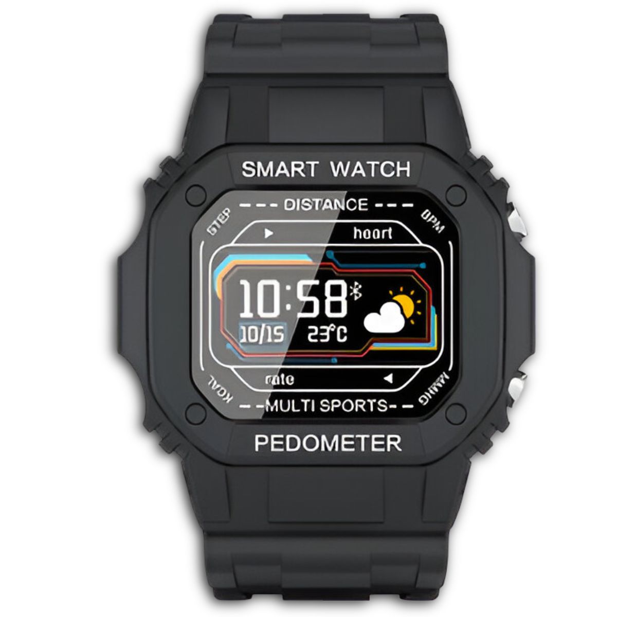 OEM - Smartwatch Deportivo i2 Waterproof Multiplataformas Black