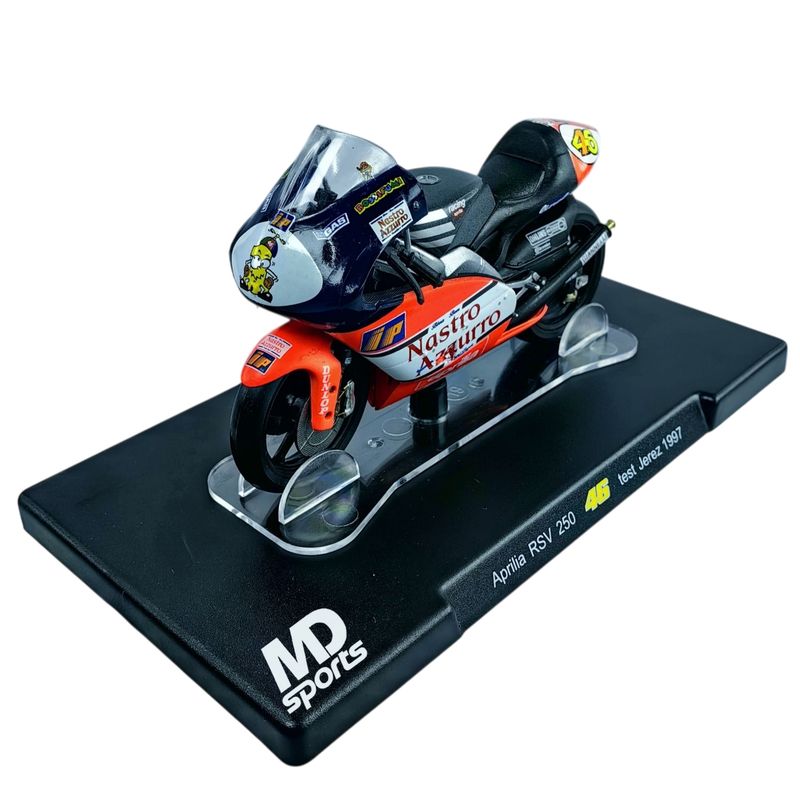 FORMULA 1 - Moto GP Aprilia RSV 250 1997 #46 Valentino Rossi Escala 1:18