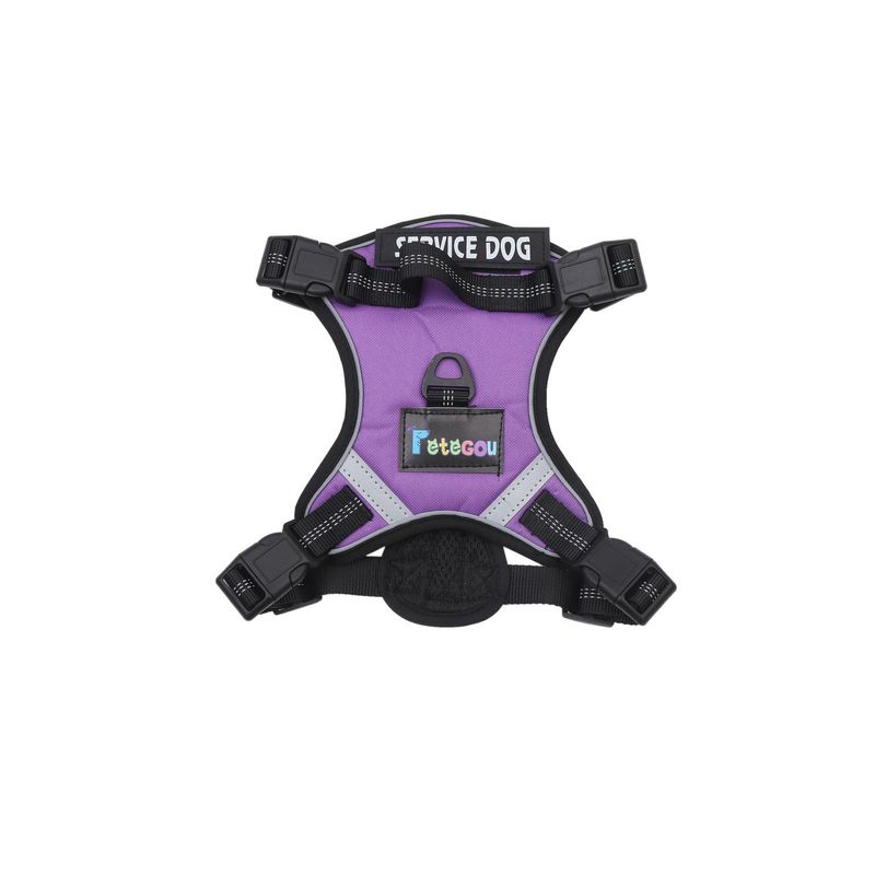 GENERICO - Arnes para mascotas ajustable SERVI DOG Talla XL - Lila - xl