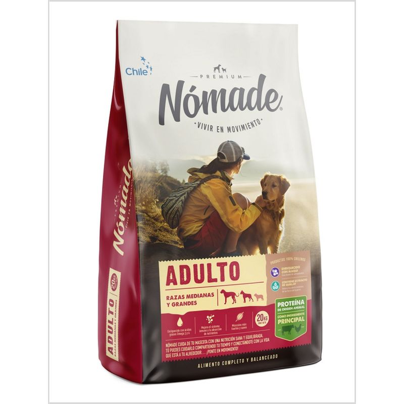 NOMADE - Nomade Alimento Perro Adulto Raza Mediana Grande 20 kg