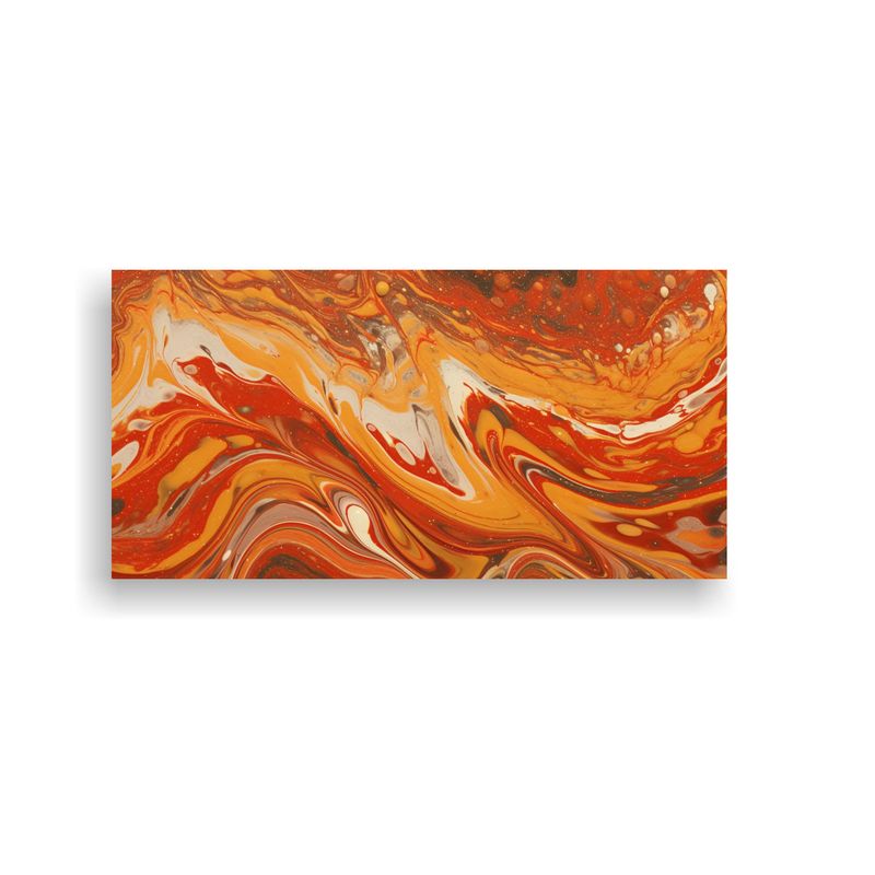 GENERICO - Papel Mural Decorativo Canva Rojo Mármol Mabon 60x30 Cm