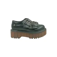 HERIEL - Zapato Negro Plataforma Mujer