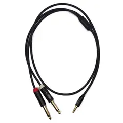 GENERICO - Cable Kabel De 1 Metro Mini Plug A 2 Plug KMC-1