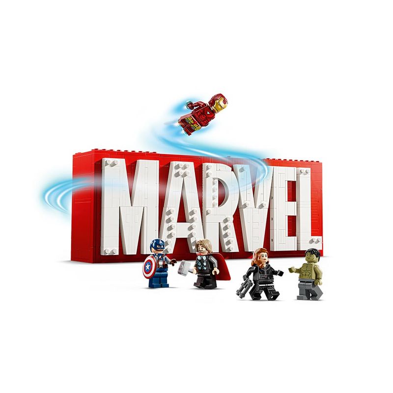 LEGO - LEGO Logotipo MARVEL y Minifiguras (76313)