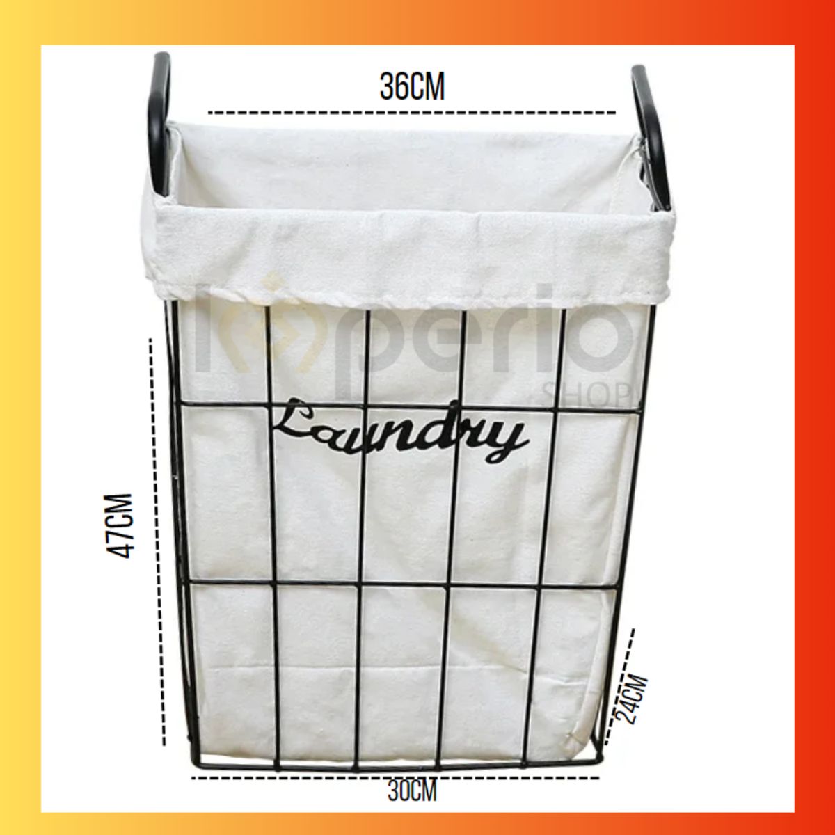 GENERICO - Cesto Ropa Sucia Caja De Organizador  Juguetes