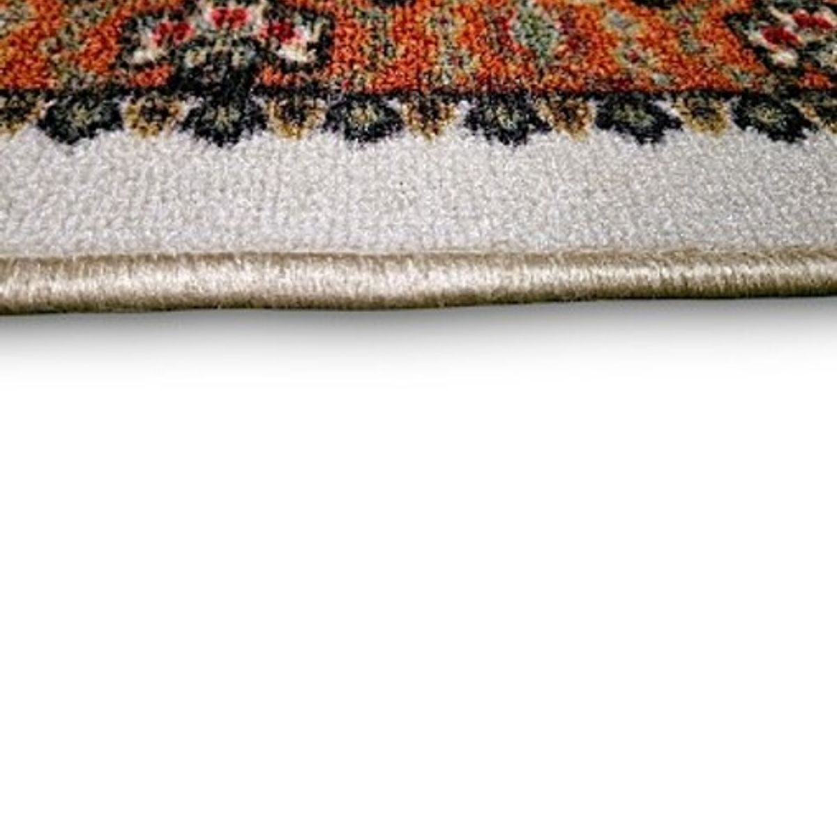 MROTTO - Alfombra Pasillo Beige 70 cm x 2,2 M ANTIDESLIZANTE Sin Overlock
