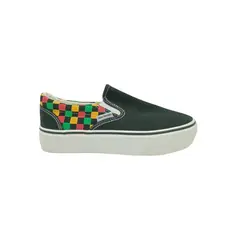 HERIEL - Zapatilla Negra Multicolor Slip on