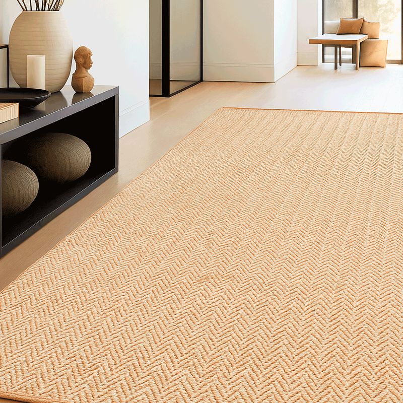 BAZHARS - Alfombra 270X370 cm 100%Pet Reciclado AM Arlo Honey Bazhars