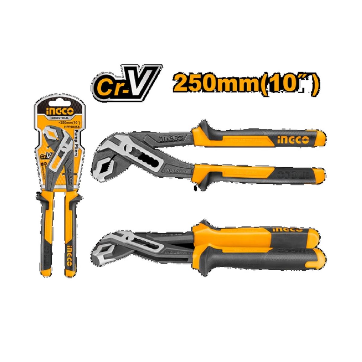 INGCO - LLAVE ALICATE BOMBA 10? PULG MANGO REFORZADO HPP28258 INGCO