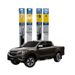 HELLA - Kit Plumillas Limpiaparabrisas 24 Y 16 Mazda Bt-50 2016-2021