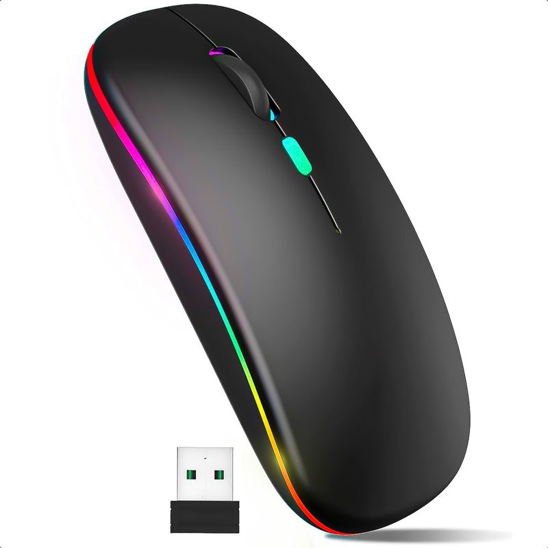 GENERICO - Mouse Inalambrico Mouse Bluetooth Mouse Inalambrico Recargab
