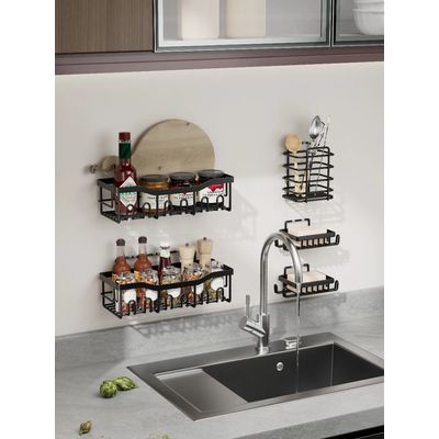 Imagen 2 del producto Set Organizadores Esquineros De Ducha Colgadores Jaboneras