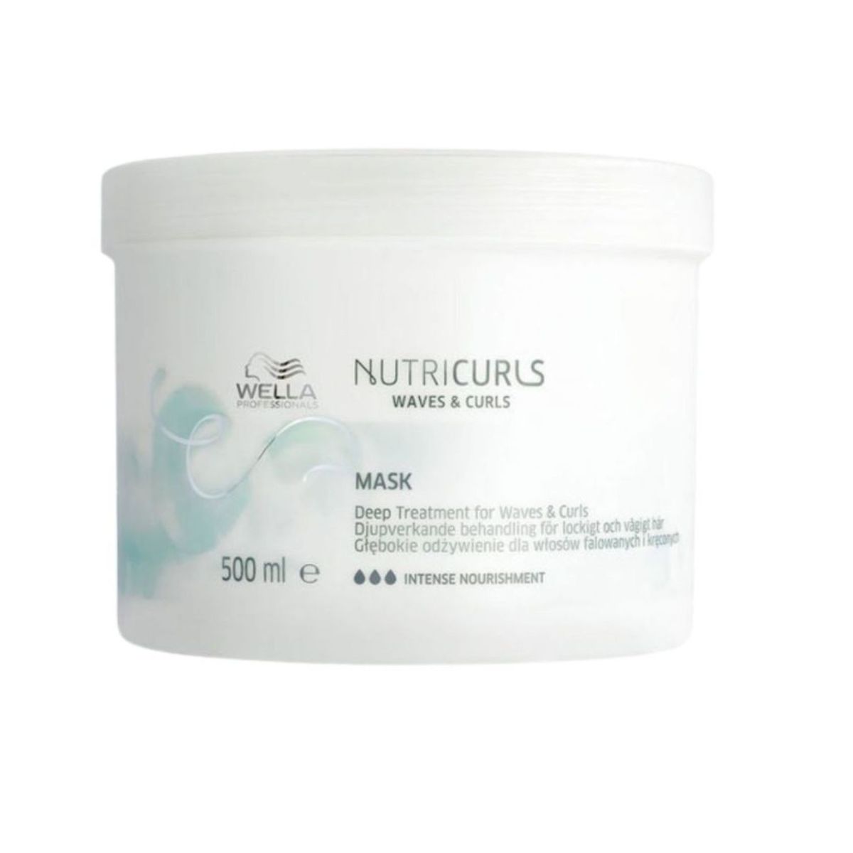 WELLA - Mascara Capilar Wella Nutricurls 500ml Nutrición Hidratación