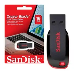 GEN - Pendrive 16gb Sandisk Original Datos Fotos Videos Musica