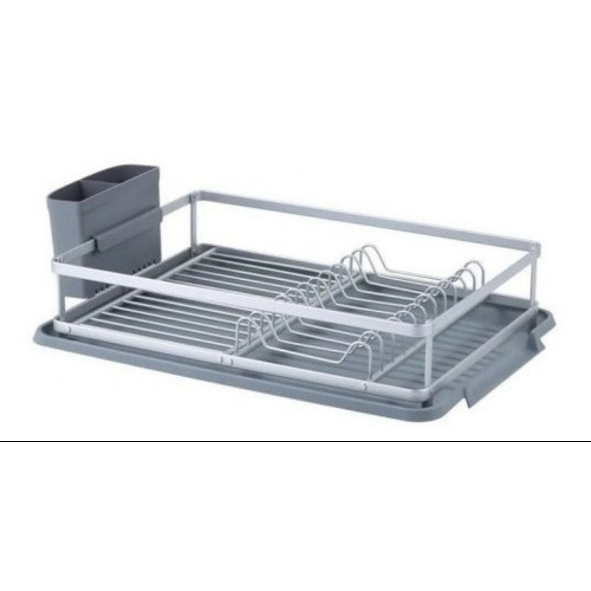 GENERICO - SECAPLATOS 1 NIVEL ALUMINIO 40*28.5*8.5